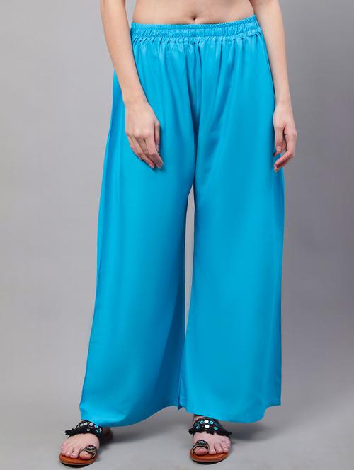women full length solid palazzo - 21531854 -  Standard Image - 0