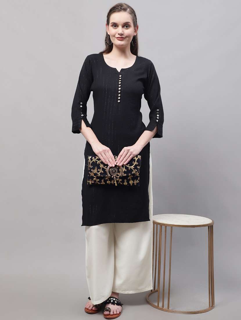 women full length solid palazzo - 21531856 - Standard Image - 4