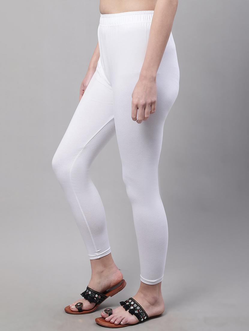 women solid ankle length leggings - 21531859 - Standard Image - 1