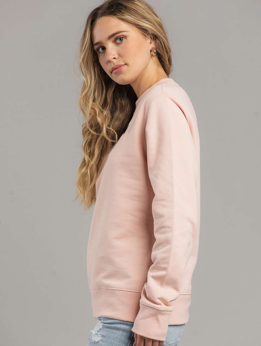 women long sleeve plain sweatshirt - 21531963 - Standard Image - 1