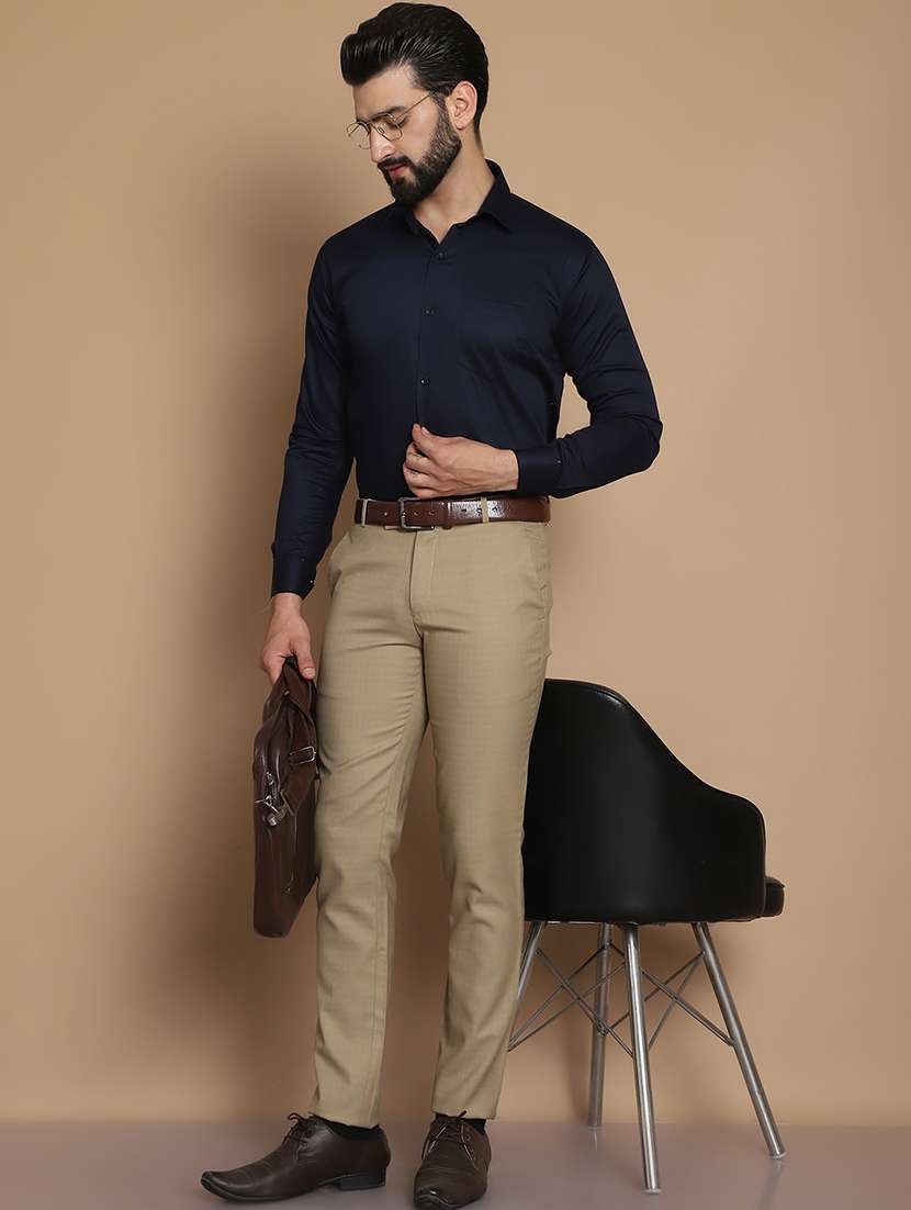 men solid formal shirt - 21531985 -  Standard Image - 4