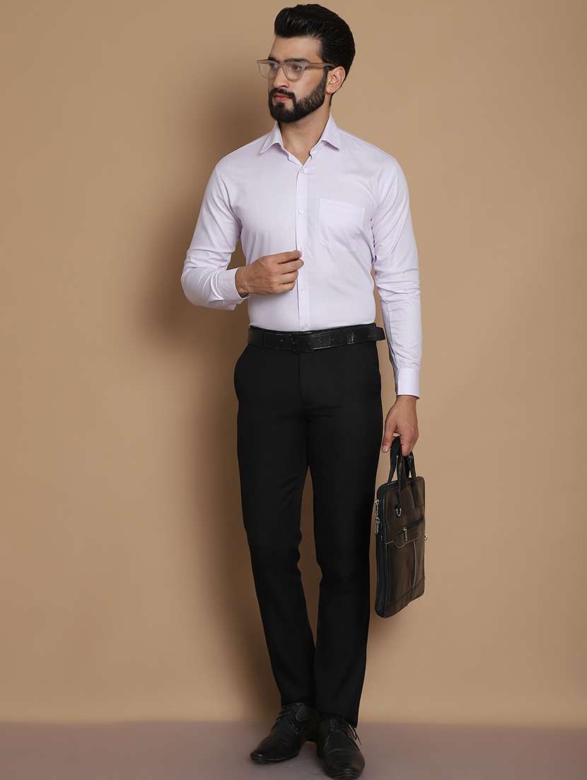 men self design long sleeves formal shirt - 21531986 -  Standard Image - 4