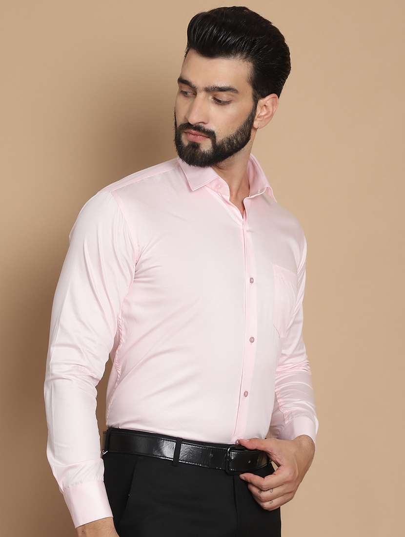 men solid formal shirt - 21531987 -  Standard Image - 1