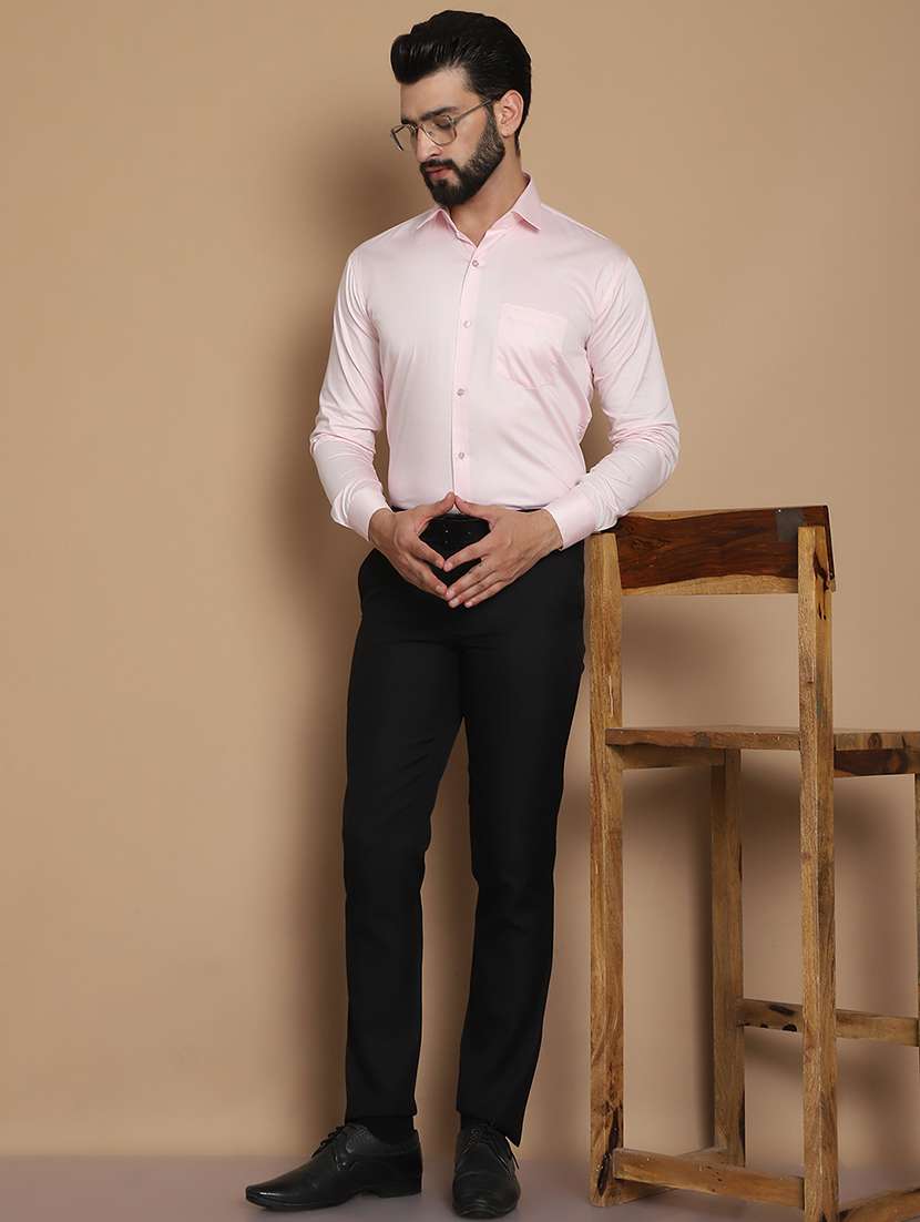 men solid formal shirt - 21531987 -  Standard Image - 4