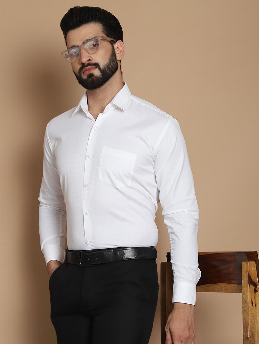 men self design long sleeves formal shirt - 21531991 -  Standard Image - 1
