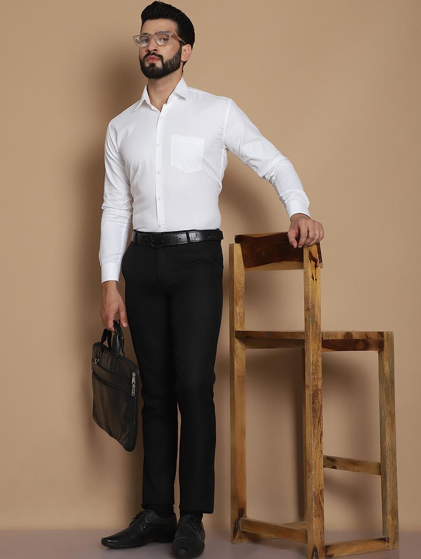 men self design long sleeves formal shirt - 21531991 - Standard Image - 4
