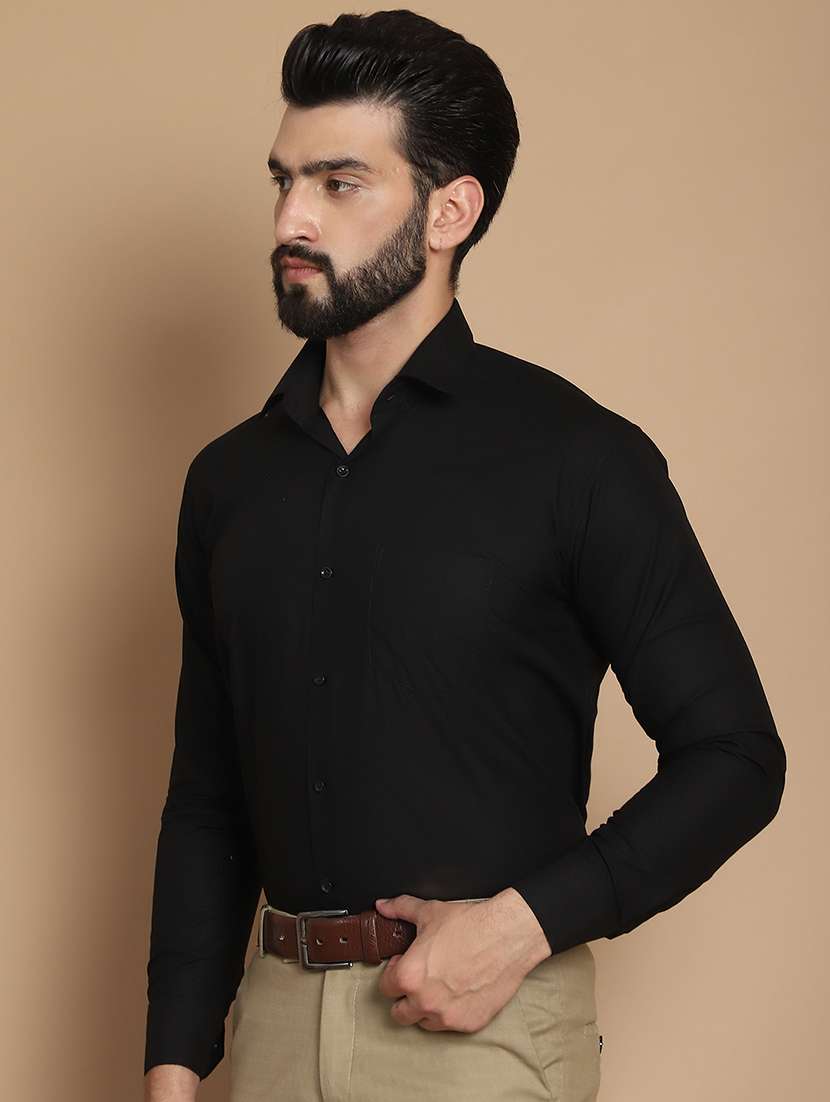 men solid formal shirt - 21531996 -  Standard Image - 1