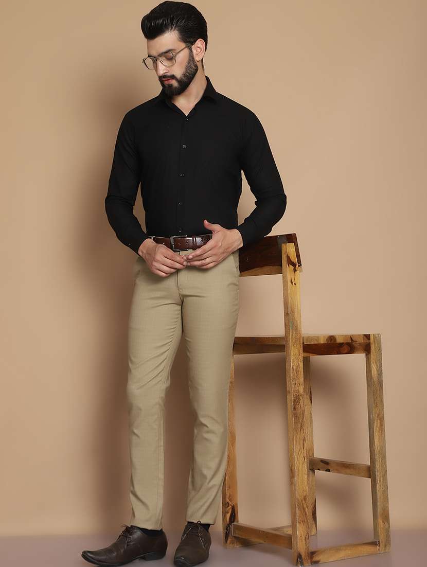 men solid formal shirt - 21531996 -  Standard Image - 4