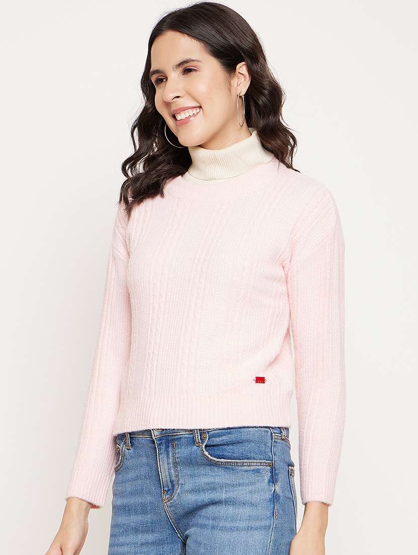 women long sleeve self-designed pullover - 21532035 -  Standard Image - 1