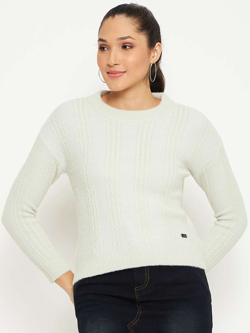 women long sleeve self-designed pullover