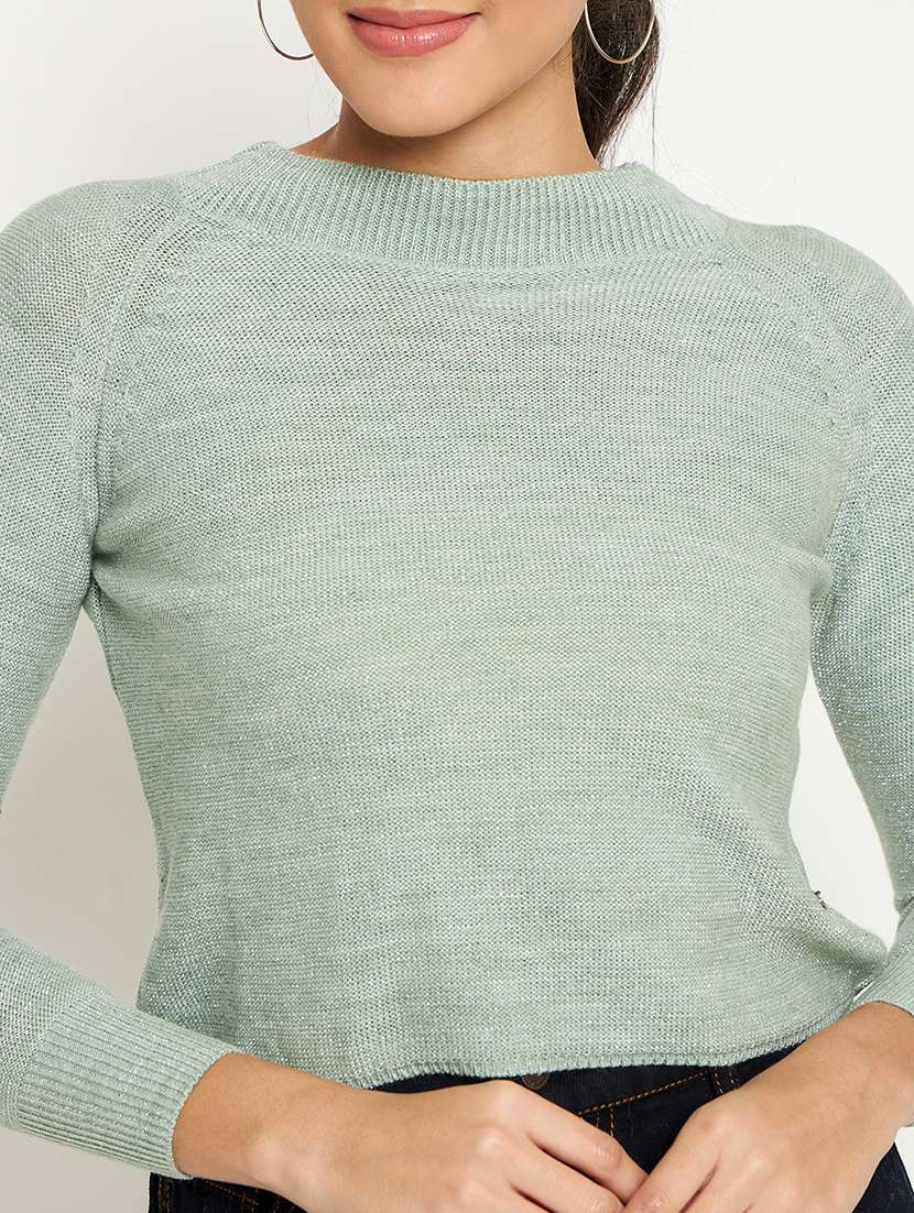 women long sleeve self-designed pullover - 21532037 - Standard Image - 6