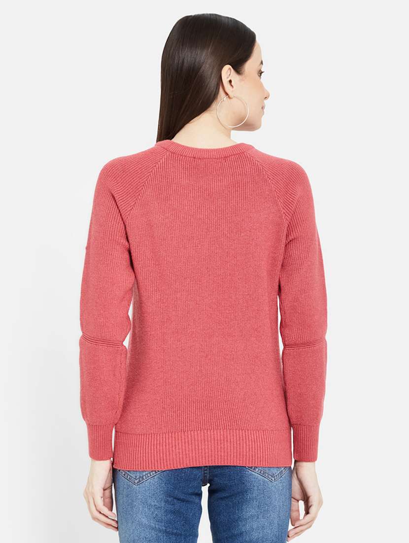 women self design long sleeves pullover - 21532049 -  Standard Image - 1