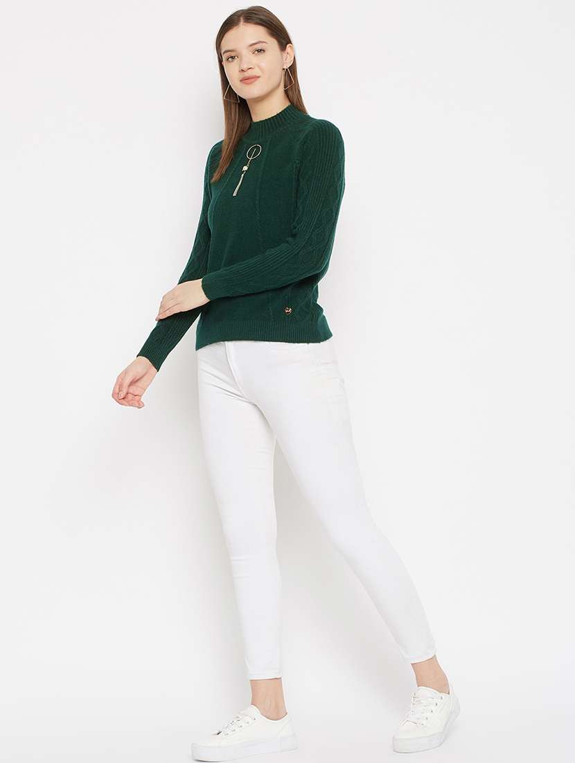 women long sleeve self-designed pullover - 21532059 -  Standard Image - 4