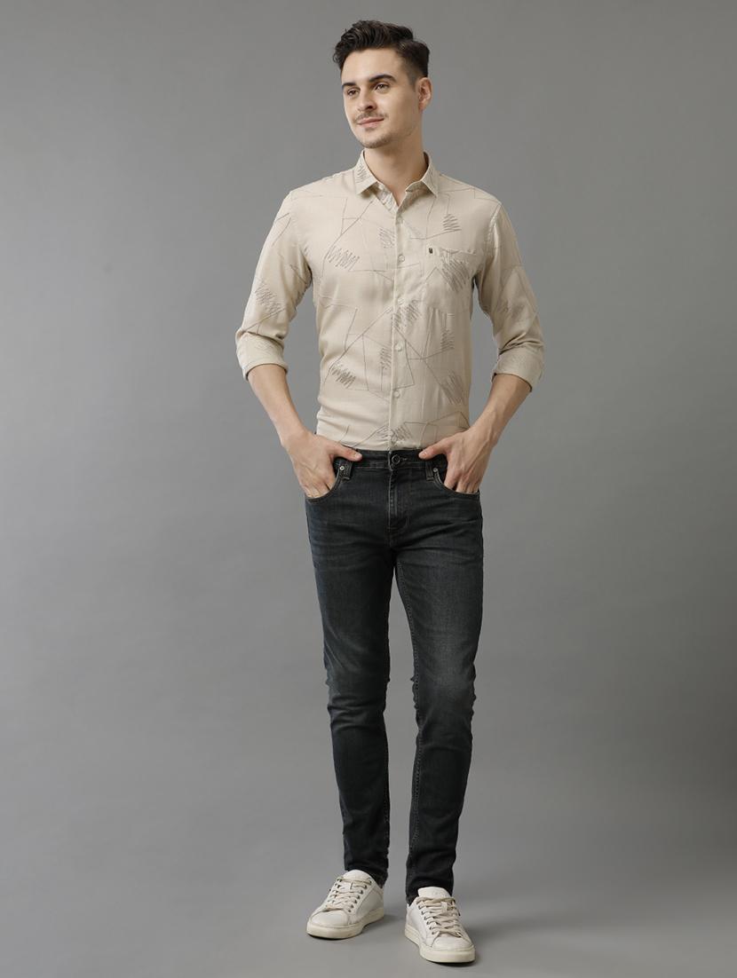 men embroidered long sleeve casual shirt - 21532275 - Standard Image - 4