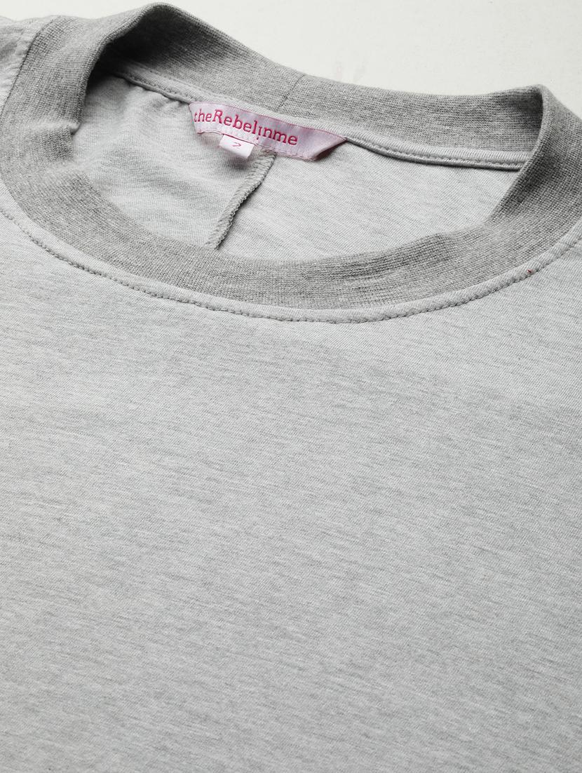 women round neck solid regular top - 21532974 - Standard Image - 4