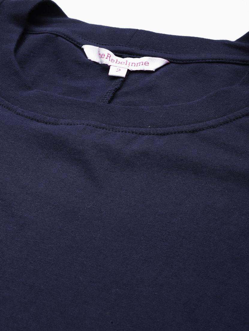 women round neck solid regular top - 21532977 - Standard Image - 4