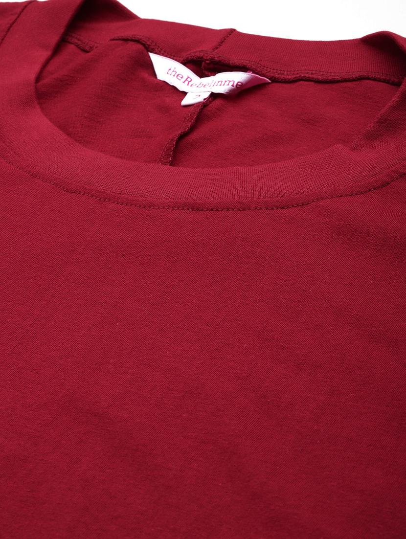women round neck solid regular top - 21532978 - Standard Image - 4