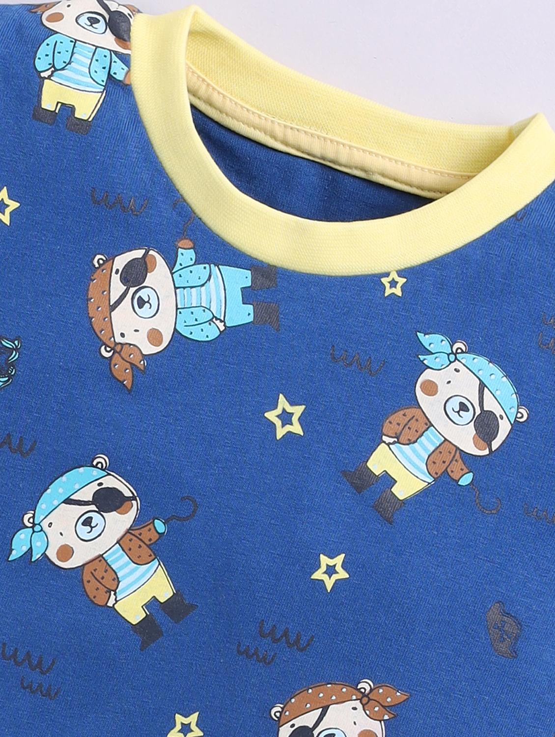 boys round neck printed shorts set - 21532999 - Standard Image - 4