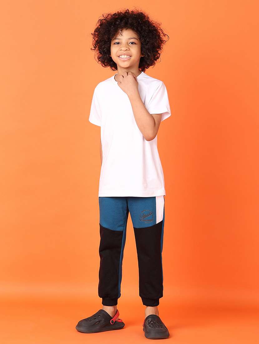 teal polyester cotton fleece trouser - 21533544 - Standard Image - 4