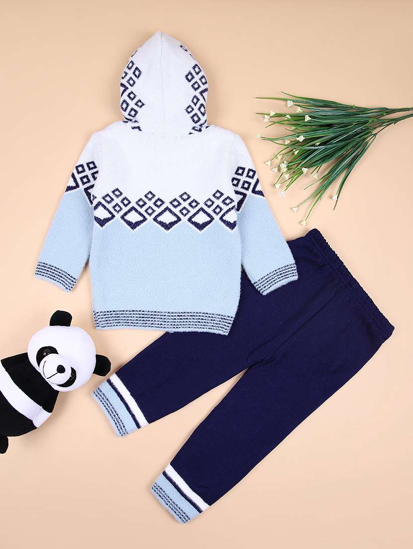 boys self design winter wear full length set - 21533560 -  Standard Image - 1