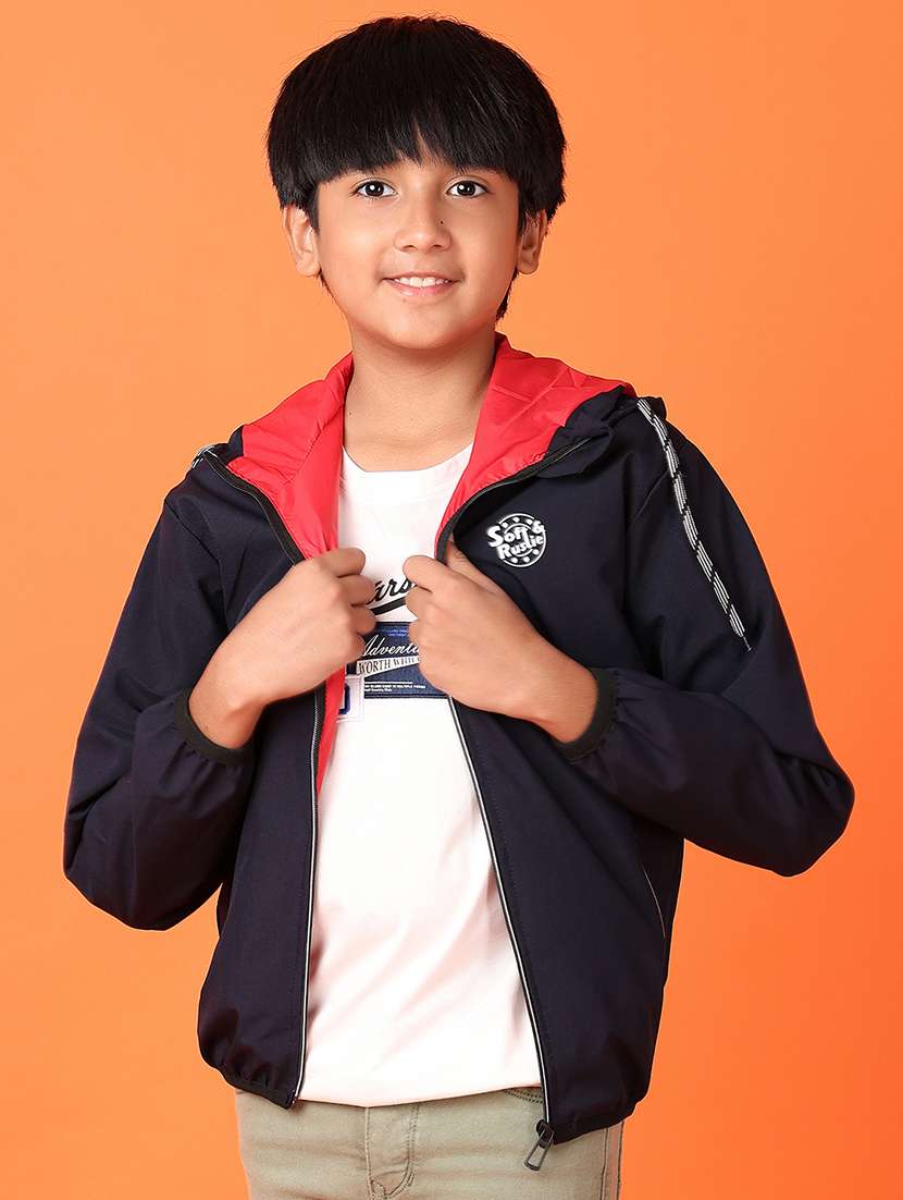 boys solid long sleeve bomber jacket - 21533693 -  Standard Image - 1