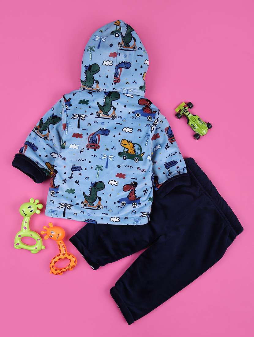 boys printed winterwear full length set - 21533786 -  Standard Image - 1