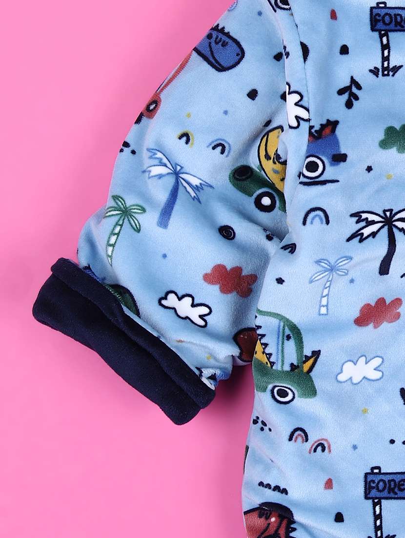 boys printed winterwear full length set - 21533786 -  Standard Image - 4