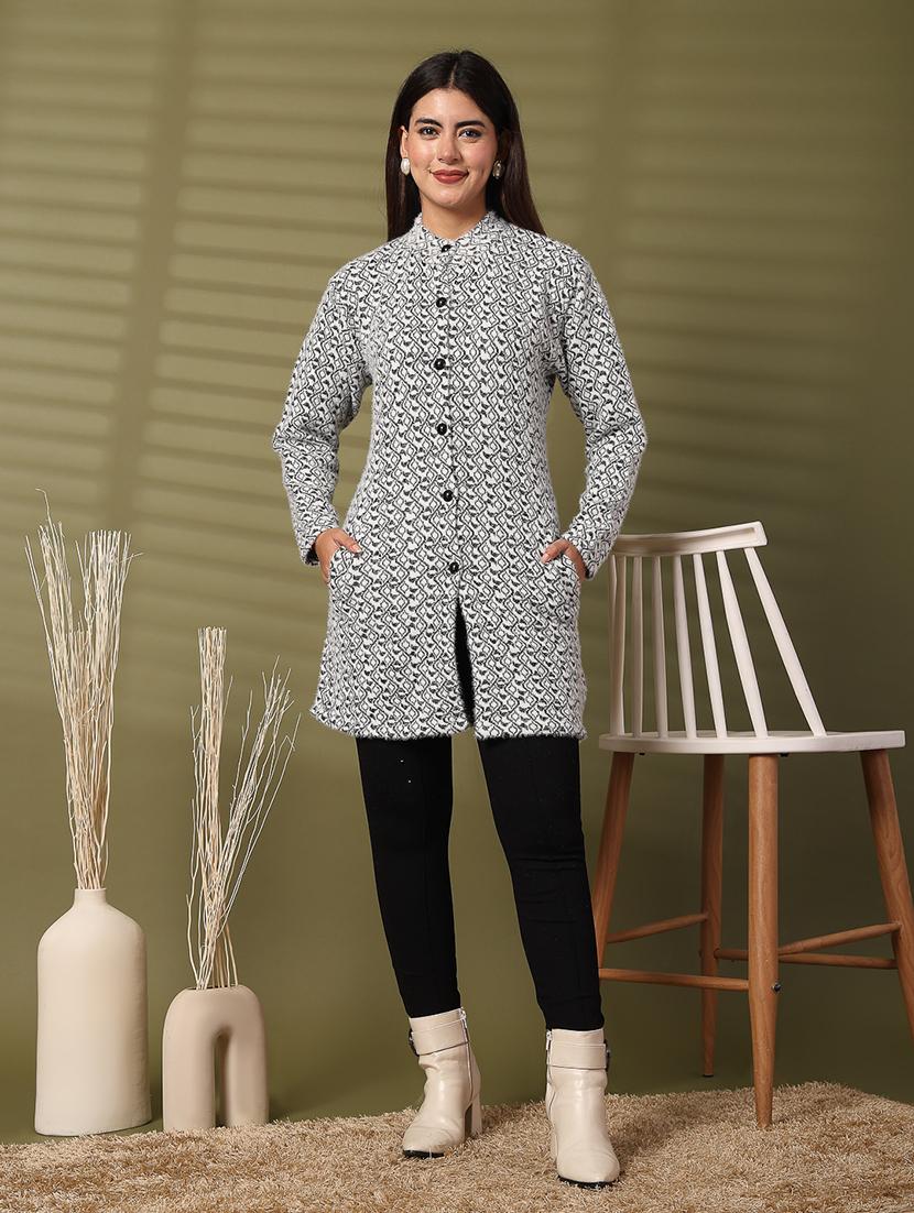 women self desined long sleeve cardigan - 21534483 - Zoom Image - 0