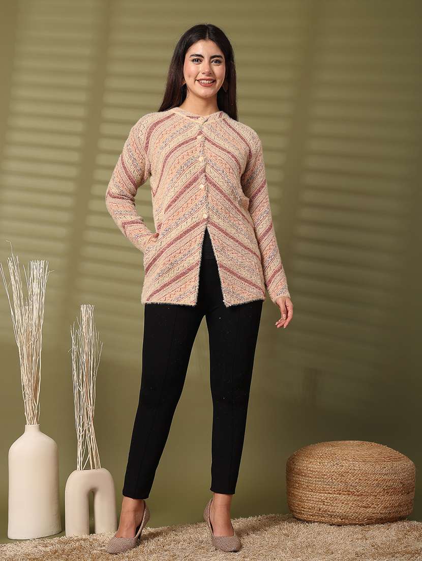 women long sleeve self-designed regular cardigan - 21534487 -  Standard Image - 4