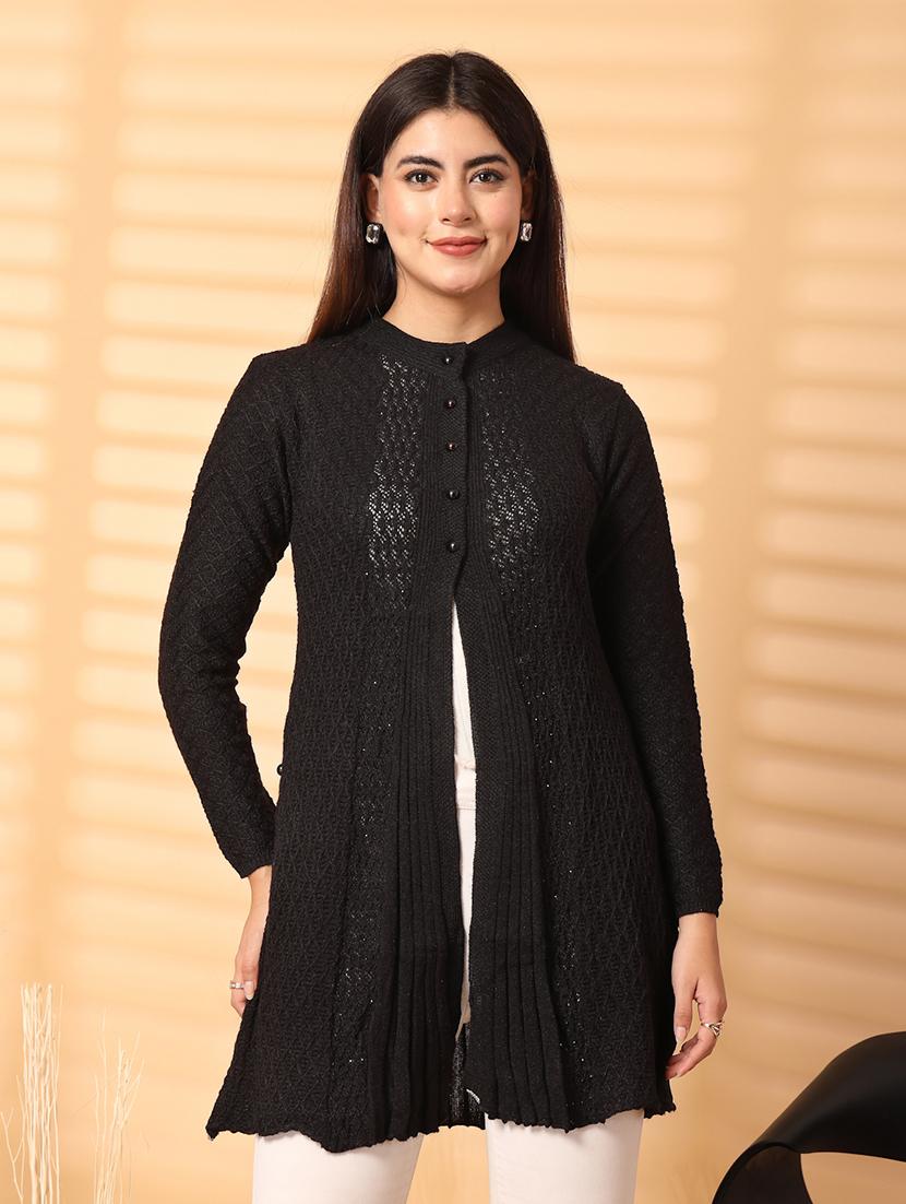 women self desined long sleeve cardigan - 21534493 - Zoom Image - 0