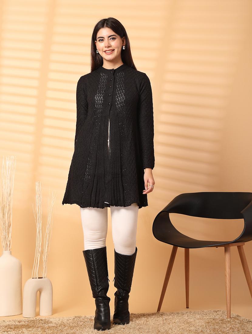women self desined long sleeve cardigan - 21534493 - Standard Image - 4