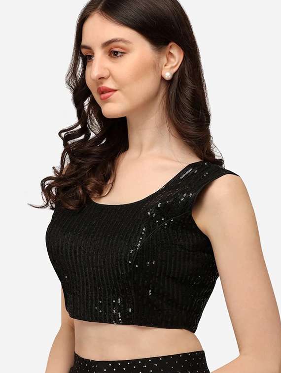 women sleeveless sequins work blouse  - 21534546 -  Standard Image - 1