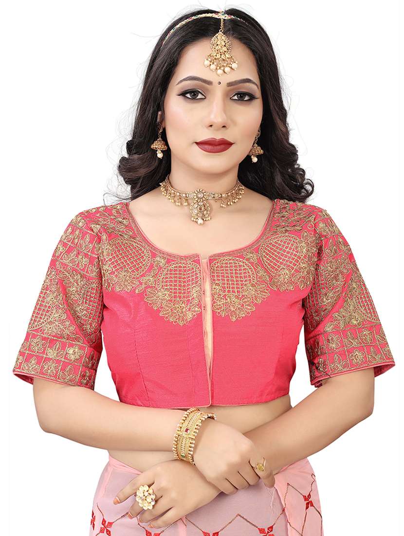 women embroidered elbow length blouse  - 21534556 -  Zoom Image - 0