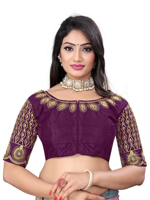 women embroidered elbow length blouse  - 21534563 -  Standard Image - 0