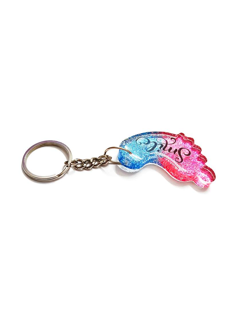 shiny alphabetic resin keychain - 21534882 -  Standard Image - 1