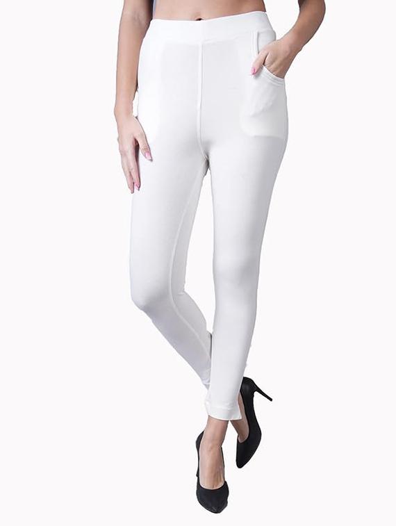 women solid ankle length jeggings - 21535526 - Zoom Image - 0
