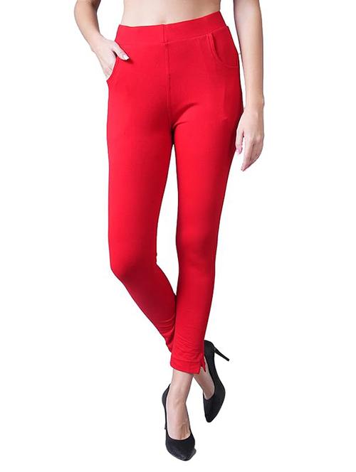 women solid ankle length jegging - 21535528 - Standard Image - 0