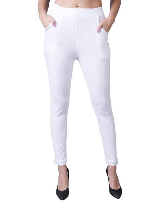 women solid ankle length jeggings - 21535529 - Standard Image - 0