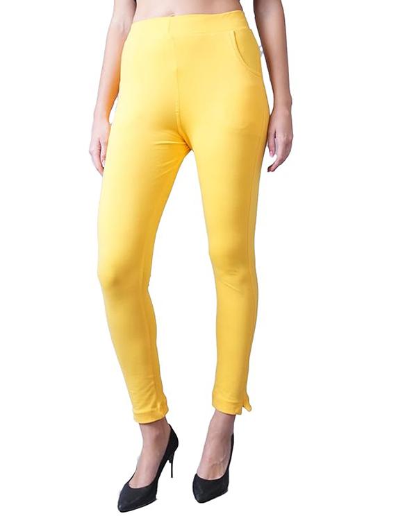 women solid ankle length jeggings - 21535537 - Standard Image - 1