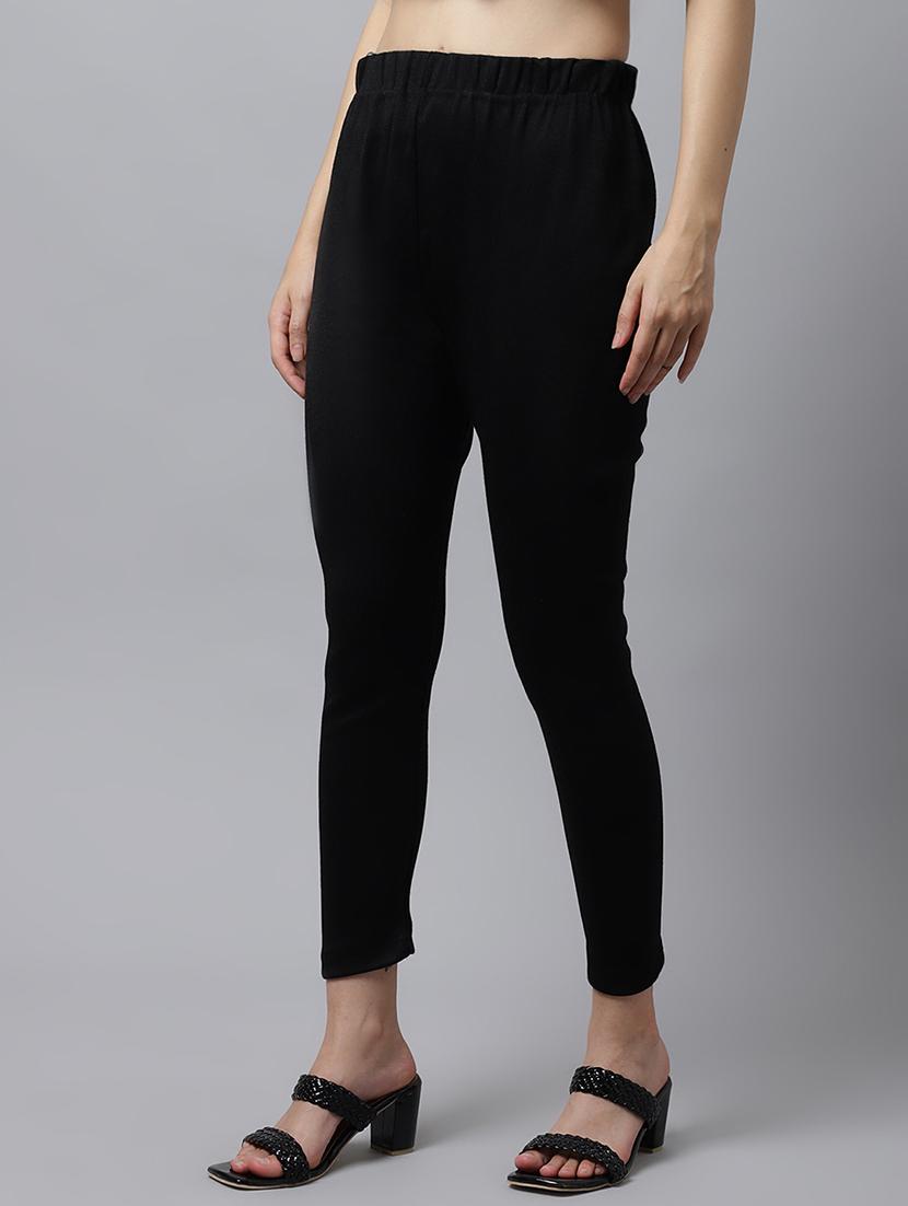 women solid ankle length leggings - 21535546 - Standard Image - 1