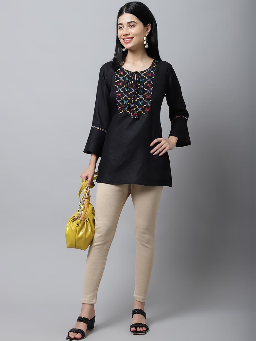 women solid ankle length leggings - 21535551 - Standard Image - 4