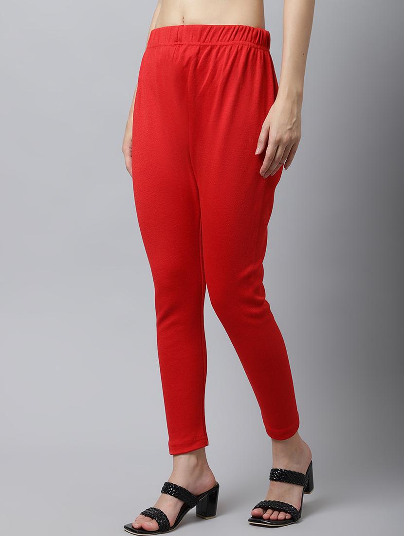 women solid ankle length leggings - 21535555 -  Standard Image - 1