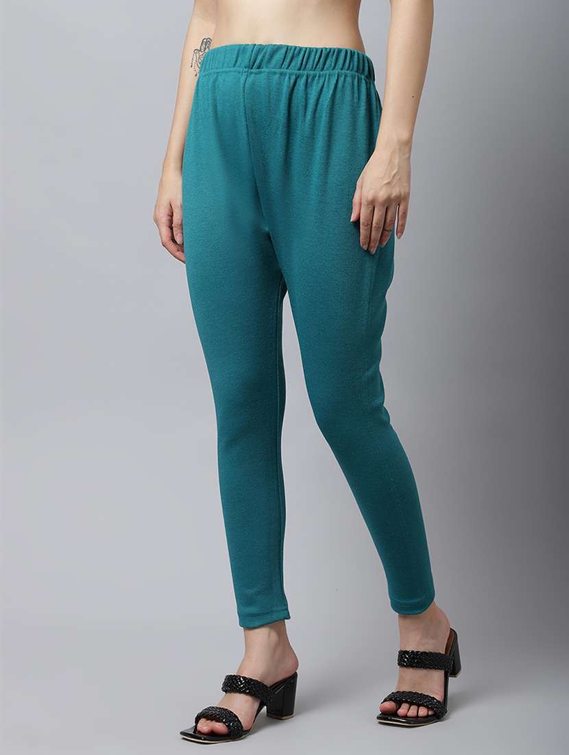 women solid ankle length leggings  - 21535556 -  Standard Image - 1