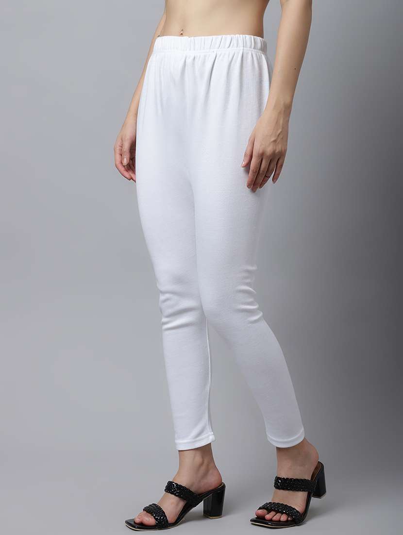 women solid ankle length leggings  - 21535557 -  Standard Image - 1