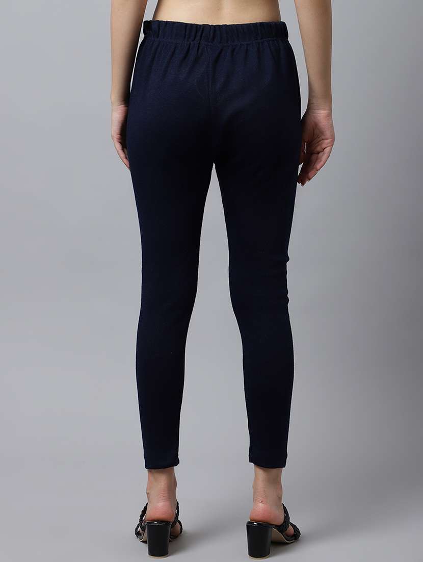 pack of 2 solid ankle length legging - 21535564 -  Standard Image - 1