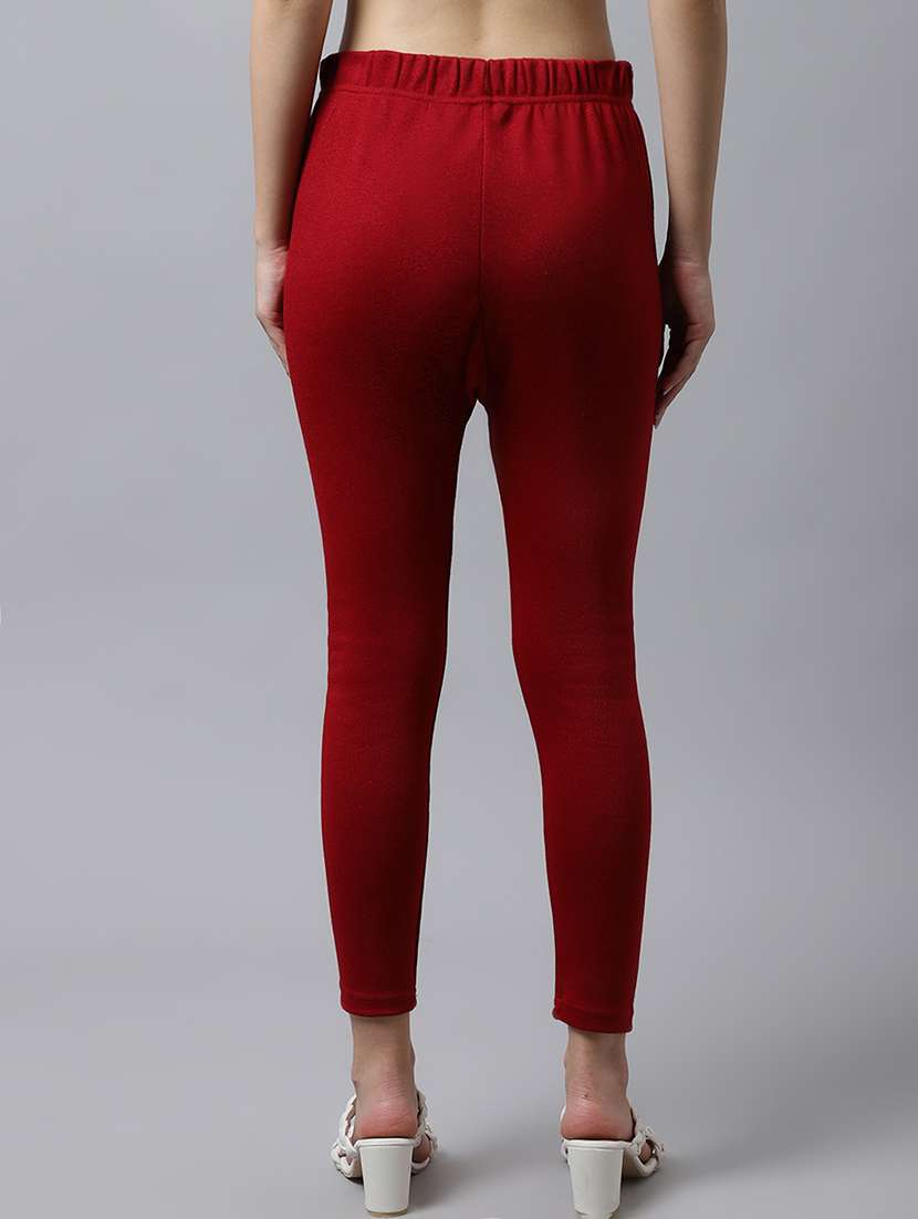 pack of 2 solid ankle length legging - 21535569 -  Standard Image - 1