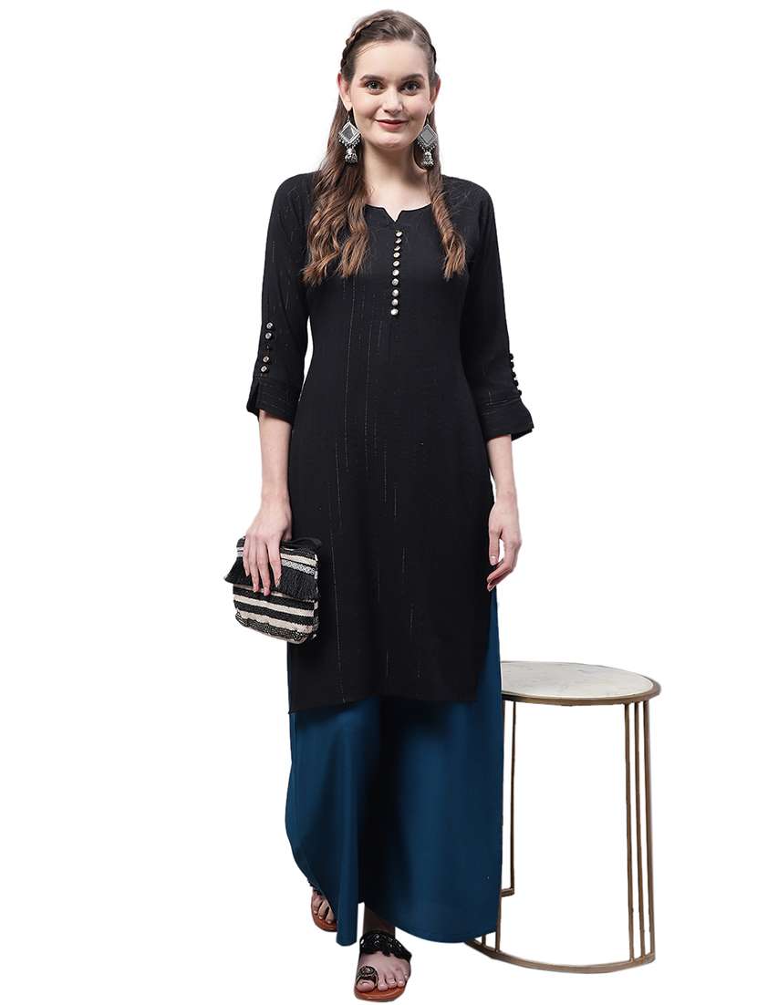 women solid relaxed fit palazzo - 21535587 - Standard Image - 4