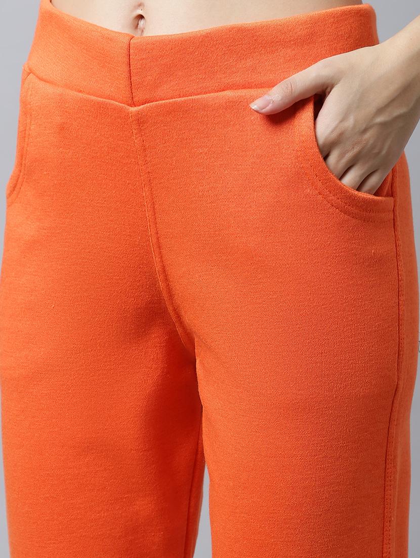 orange wool trousers - 21535665 - Standard Image - 4
