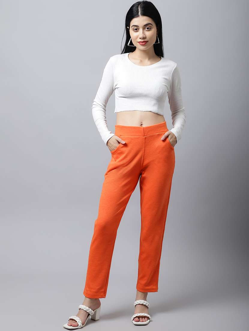 multi colored wool trousers - 21535676 - Standard Image - 4