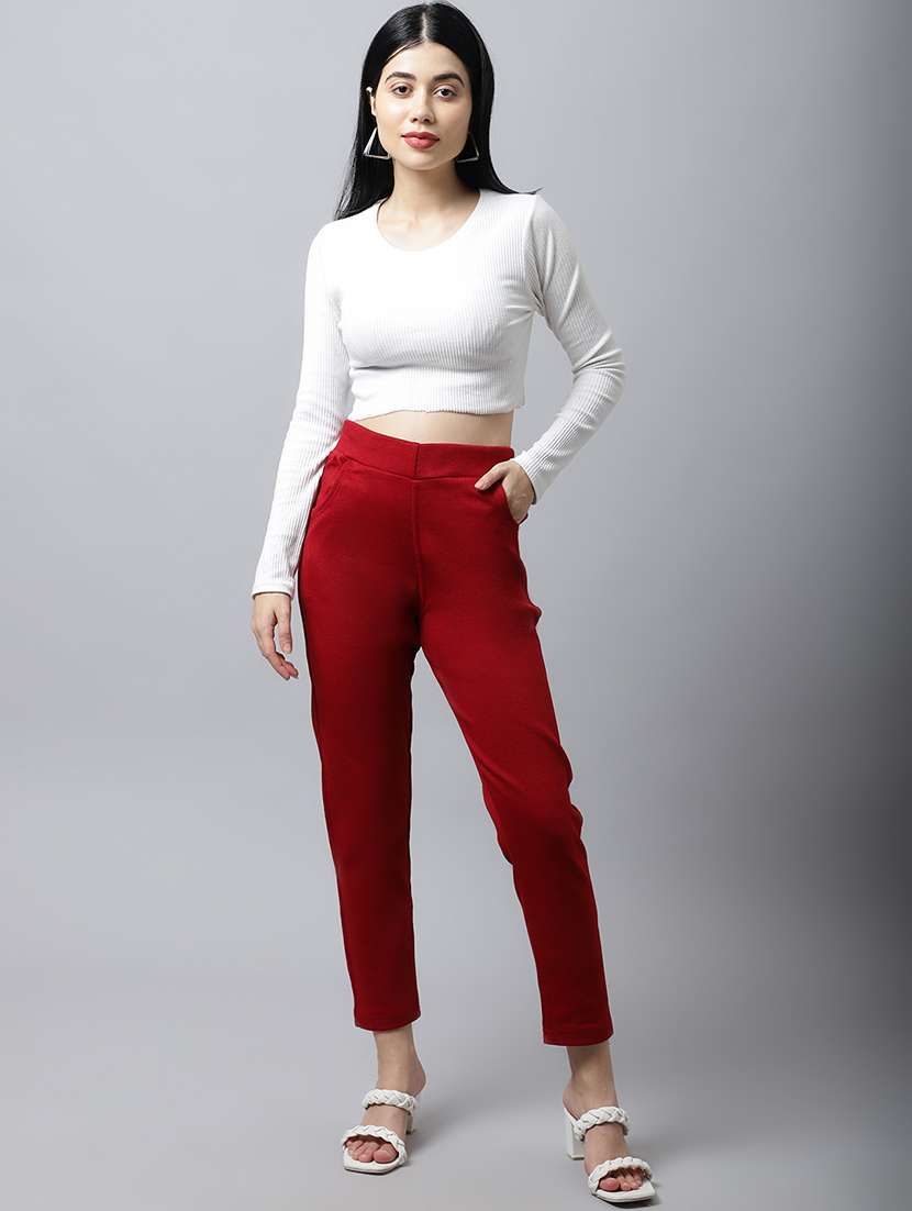 multi colored wool trousers - 21535677 -  Standard Image - 4